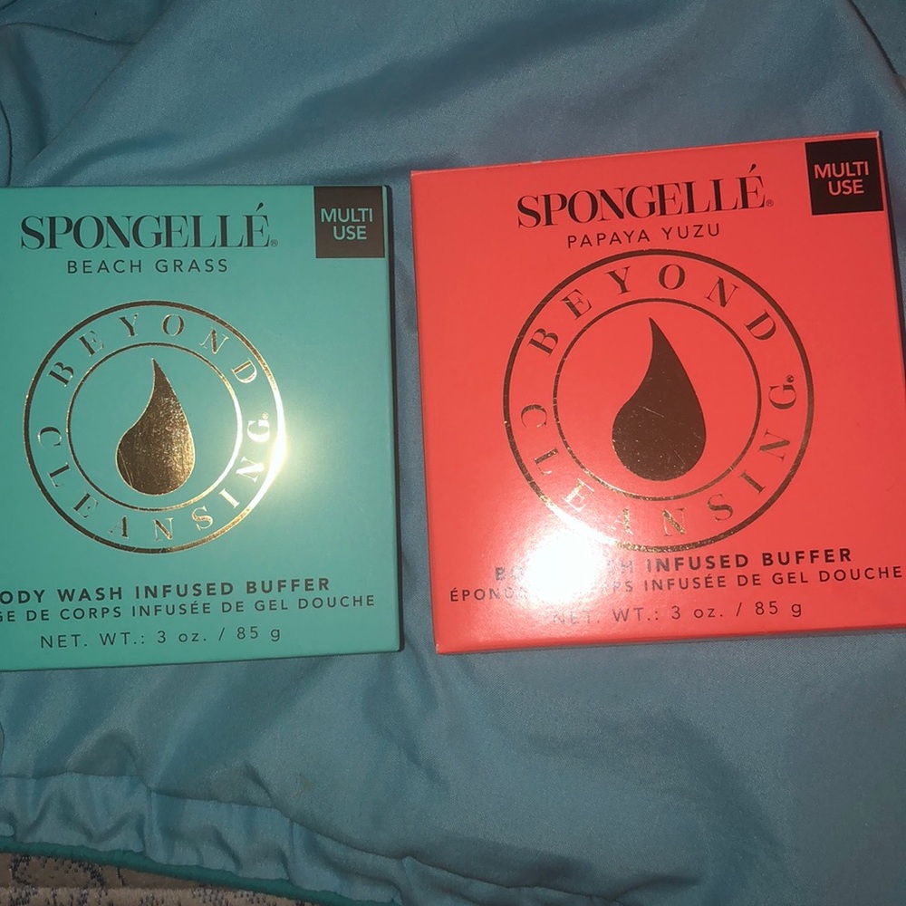 Two Spongellé Body Wash Infused Buffers